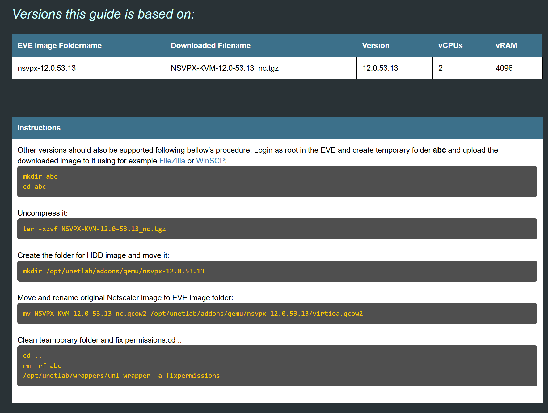 EVE-NG Citrix NetScaler 官方配置参考